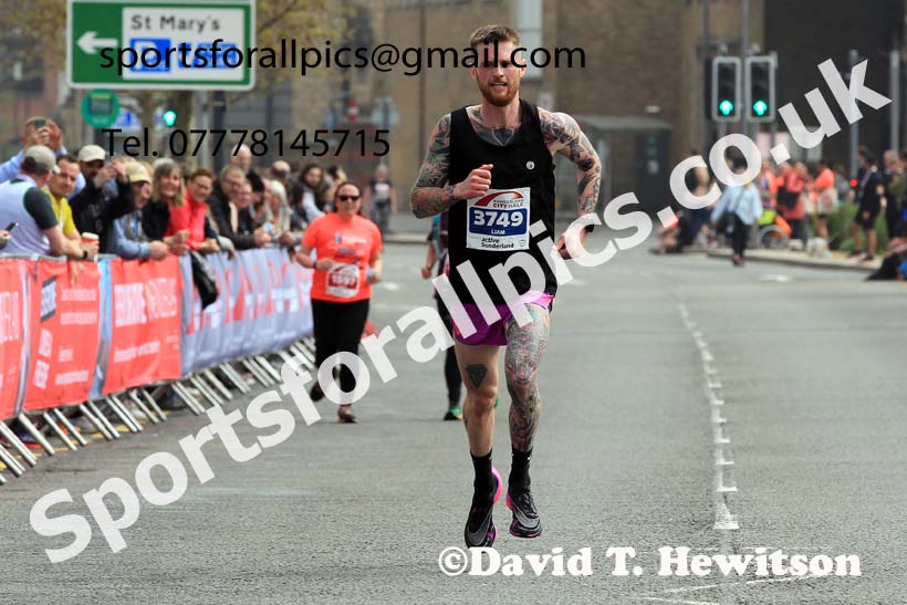 Sunderland City Hal Marathon, 2023 Sunderland City 10k and Half Marathon. Photo: David T. Hewitson/Sports for All Pics